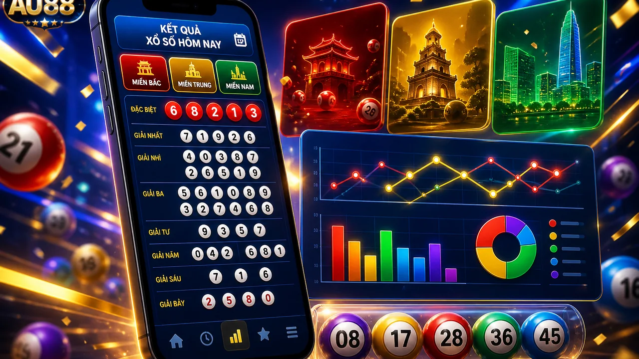 Mẹo soi cầu xổ số dễ hiểu: chọn bộ số và xem loto hôm nay cùng au88