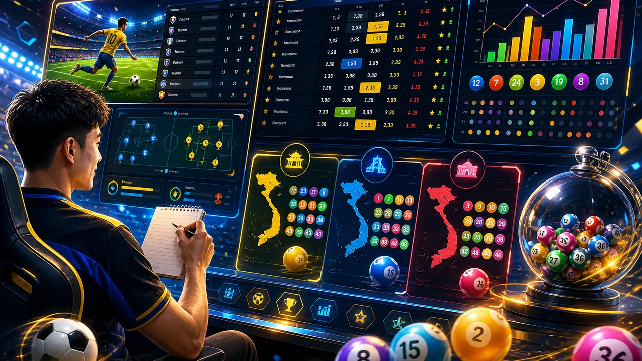 Đọc kèo, chọn bộ số và xem loto hôm nay cùng au88